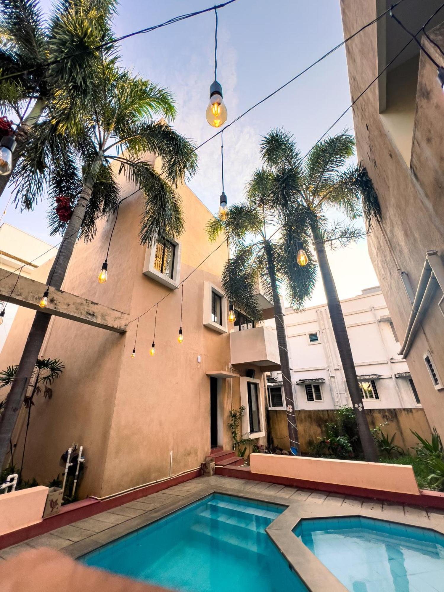 Villa Twin Tree à Mahabalipuram Extérieur photo